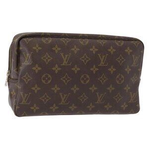 LOUIS VUITTON Monogram Trousse Toilette 28 Clutch Bag